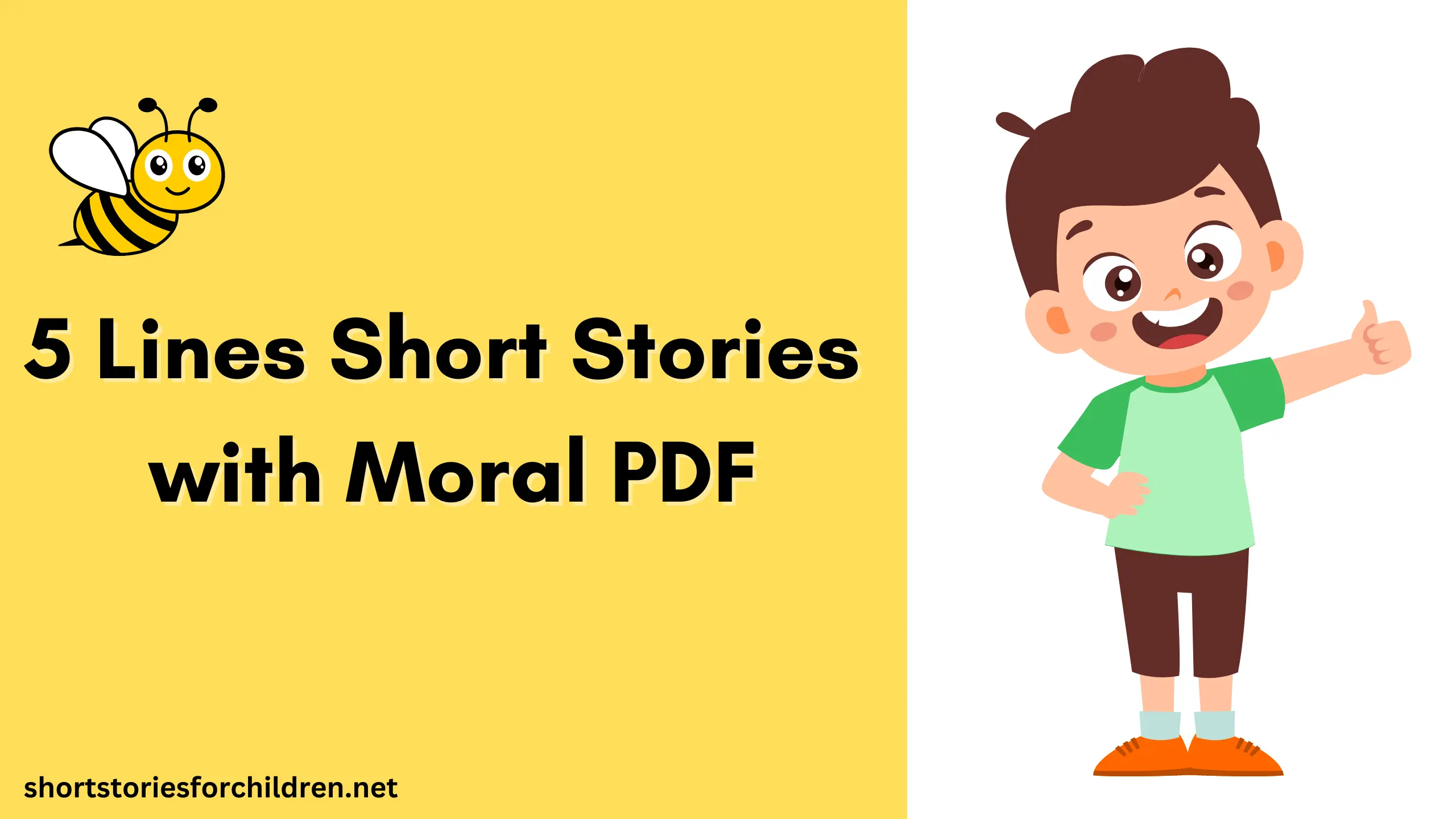 5 Lines Short Stories with Moral PDF